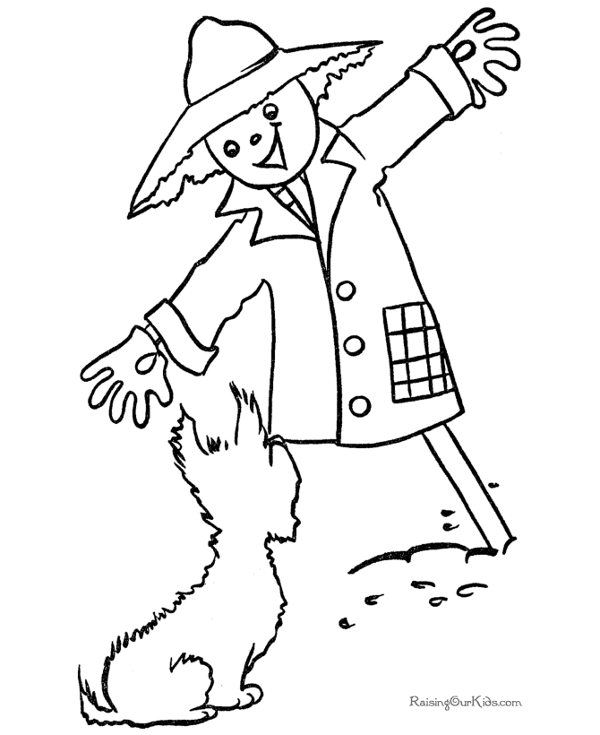 Free, printable Halloween dog coloring pages