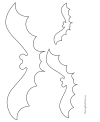 Printable bat coloring pages