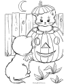 Free printable Halloween pages