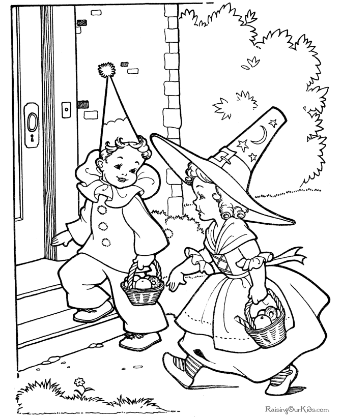 Happy Halloween coloring pages