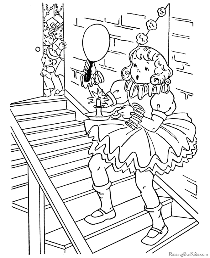 Halloween coloring pages!