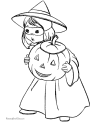 Kids Halloween coloring pages