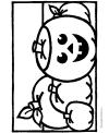 Child Halloween coloring page