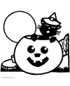 Printable halloween coloring pages