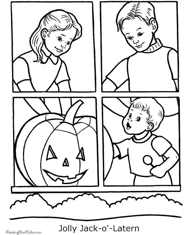 free printable halloween coloring pages!