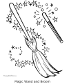 Child Halloween coloring pages