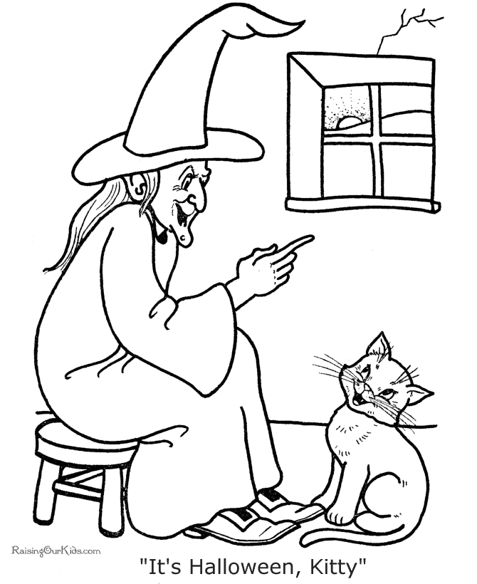 halloween coloring pages to print