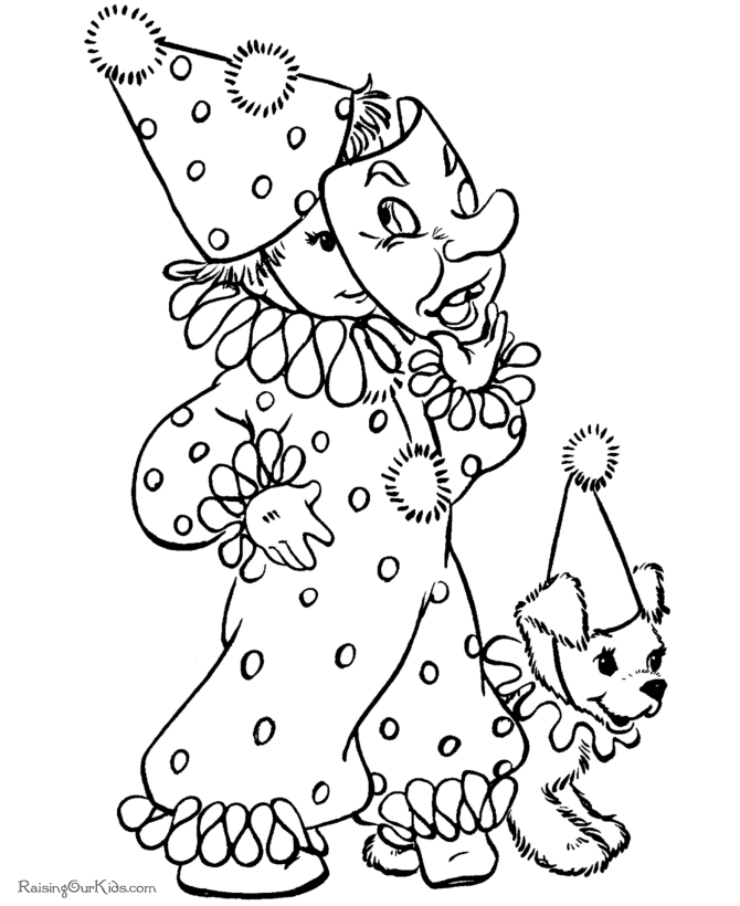 Halloween coloring book sheets